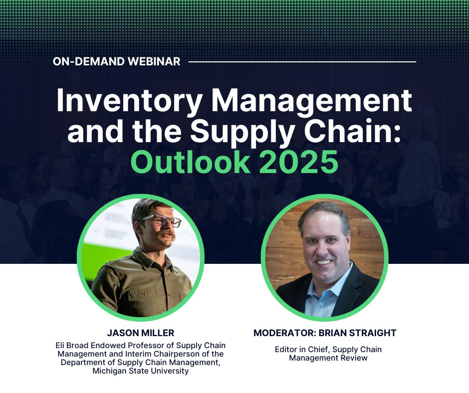 Supply Chain Management Review Webinar Banner